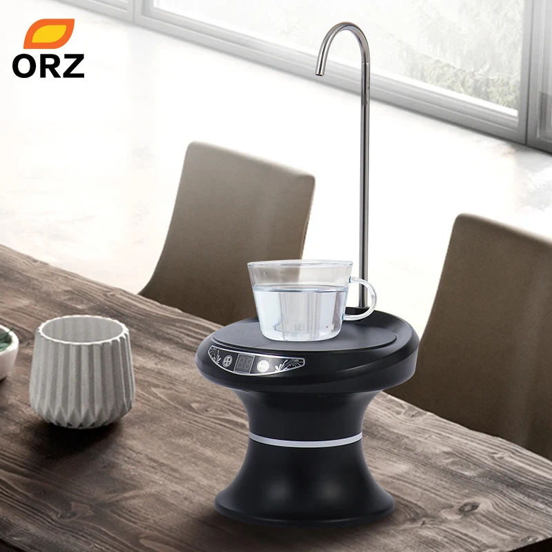

ORZ Bottled Water Pumping USB Rechargeable Water Dispenser Automatic Electric Pure Bucket Drinking Bottle Dispenser Drinkware