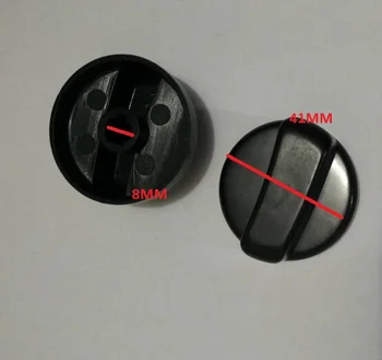 

Cooktop Parts gas burner knobs black plastic knob 8mm diameter