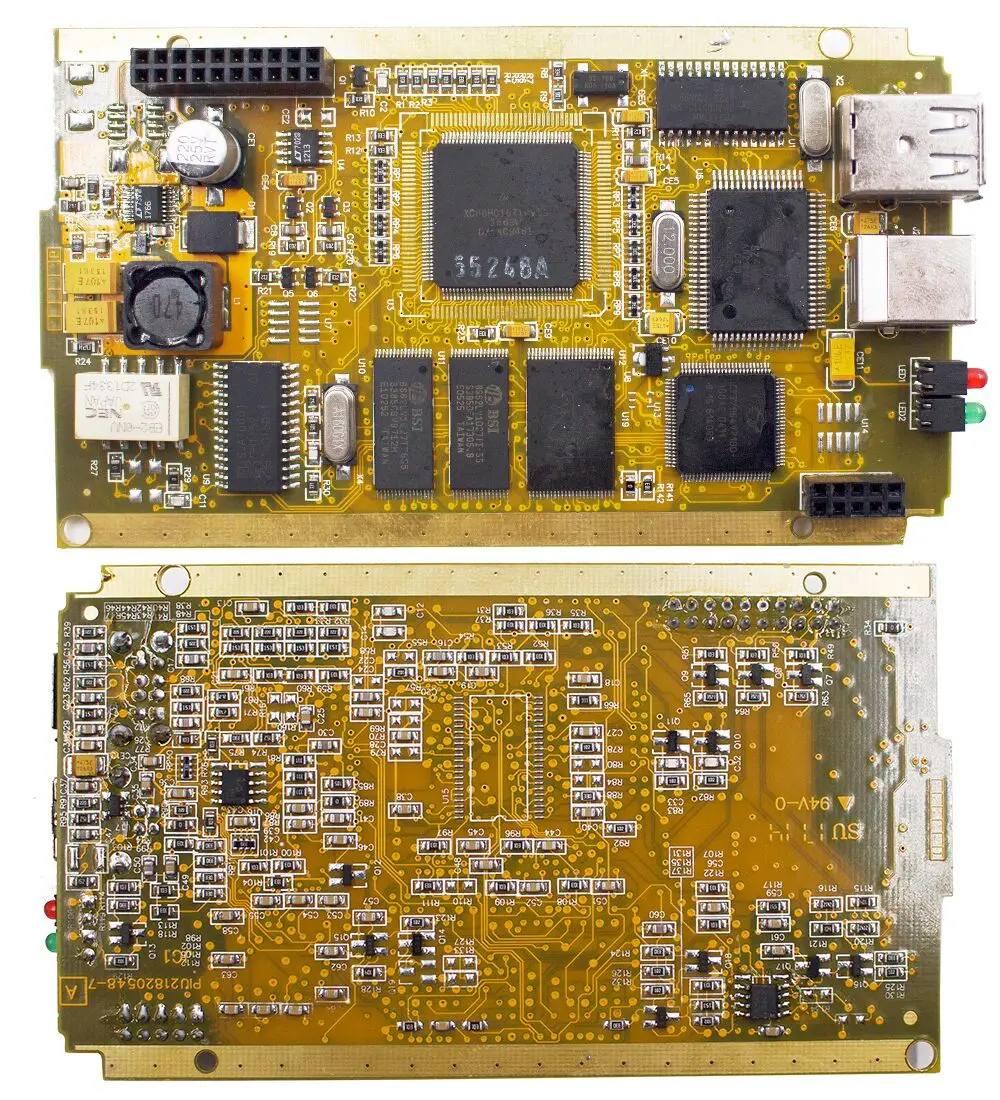 Диагностический инструмент для Renault Can Clip V194 + Lexia 3 PP2000 Diagbox FW 921815C Golden PCB SYPRESS