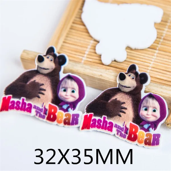 

Free shipping 25pcs/lot 32*35MM cartoon movie character resin planar BIHAIYUAN