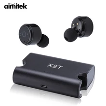 Buy online X2T Mini True Wireless Bluetooth Earphones TWS Stereo Earbuds Twins Headset X1T Upgrade Version Earpiece With 1500mAh Power Bank