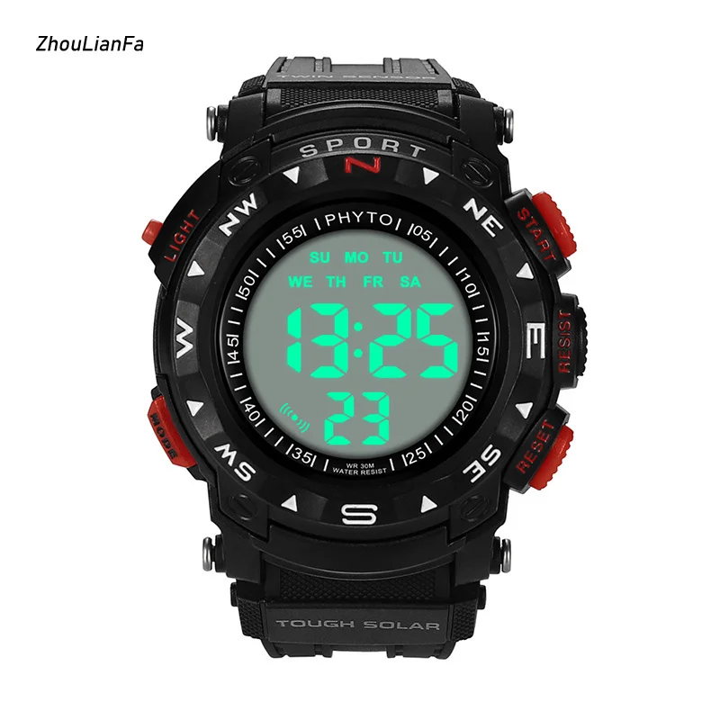

Men Electronic Digital Watch Military Sports Watches 2019 Luminous Week Multi-functional Fashion Wrist Watch for Men Clock