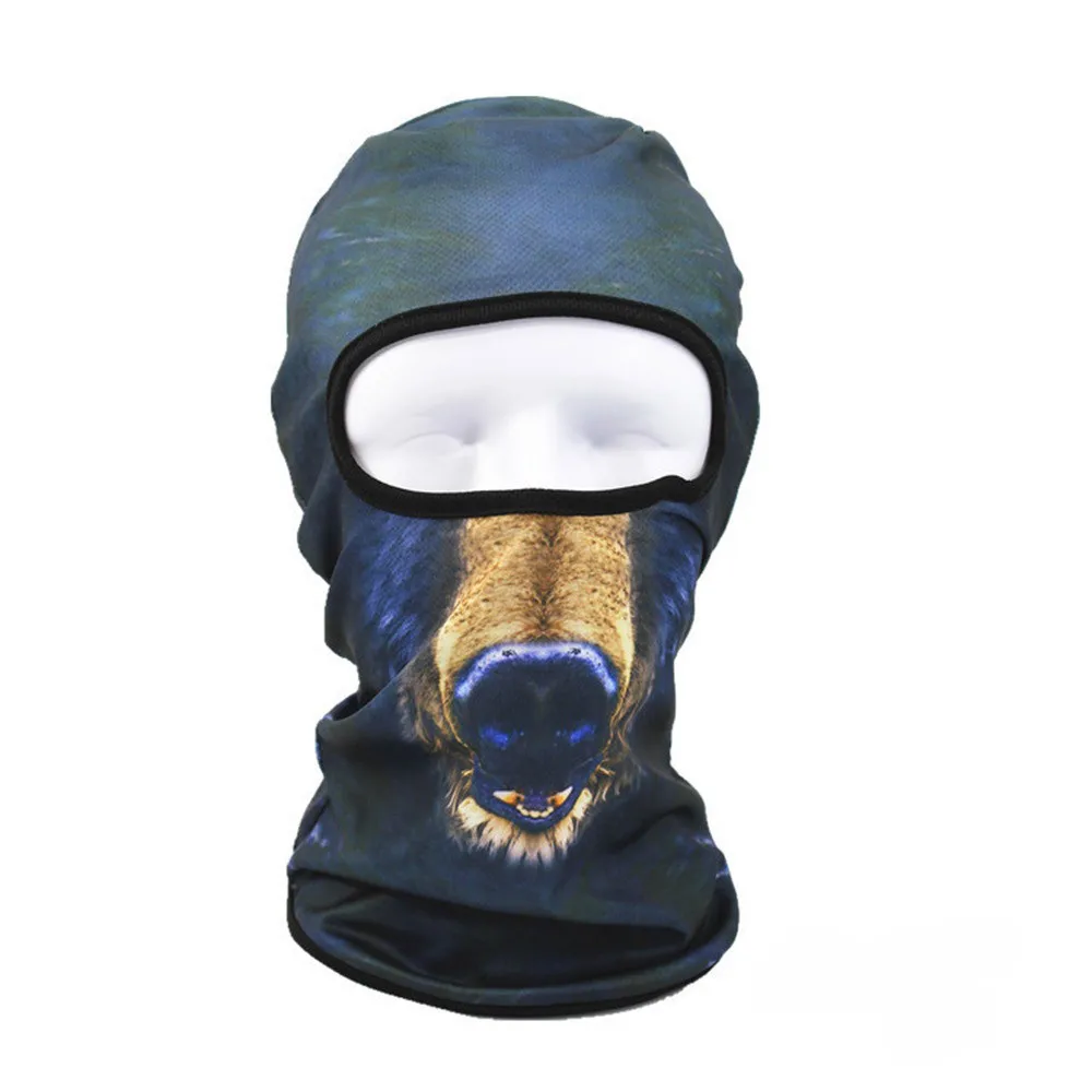 Маски с животными, 3D, для улицы, Лыжный велосипед, Cyling Beanies, зимний ветер, пробка для лица, шапки, полное лицо, практичный, спортивный, премиум, флис, мягкий#070