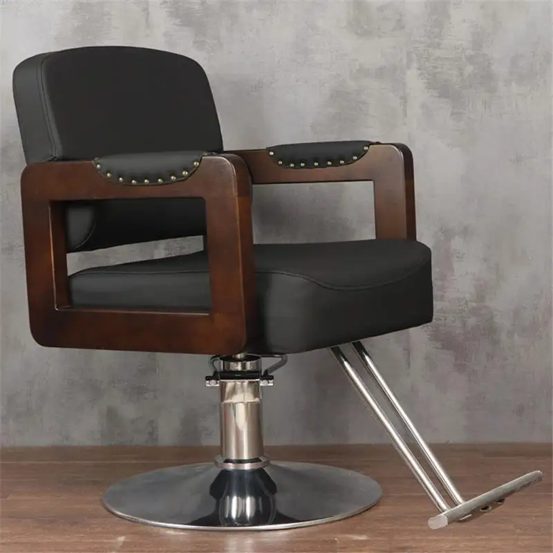 Kappersstoelen Cabeleireiro Stoel Mueble Sedie Sedia Schoonheidssalon Stuhl барберо салон Silla Cadeira Barbearia парикмахерское кресло - Цвет: MODEL E