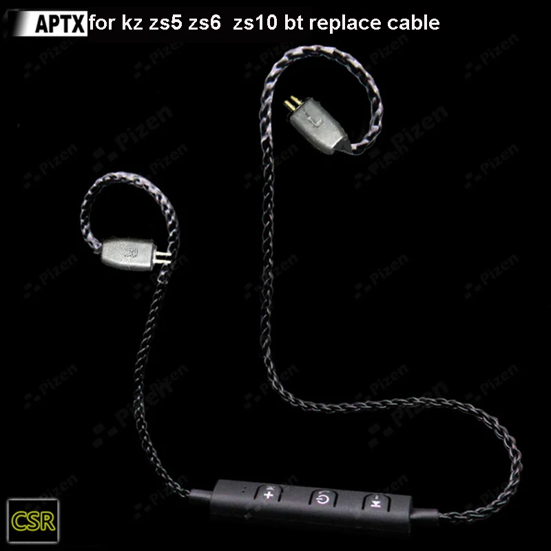 PIZEN BT66 CSR8645 Aptx Bluetooth обновления кабель наушников Беспроводной наушники Apt x провода