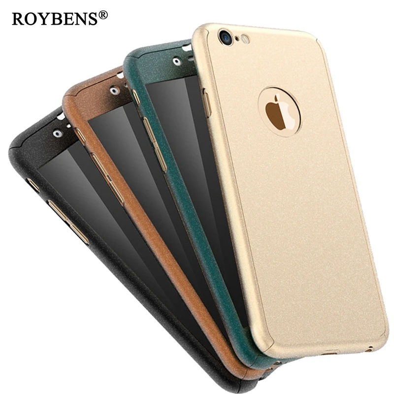 Roybens чехол для iPhone 6 6S 7 Plus Новый Стиль Полная защита 360 Жесткий ПК Роскошные милый