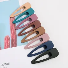 2 шт. шпильки зажимы для волос Утконос макароны матовая заколка для волос девушка челка клип шпилька головной убор клип женский G0418