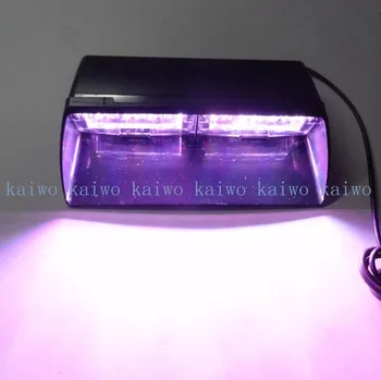

NEW!!! 02017 12V Video 6colour can change color LED flash light 12Led RGB flash strobe Warning light Flashing firemen Led
