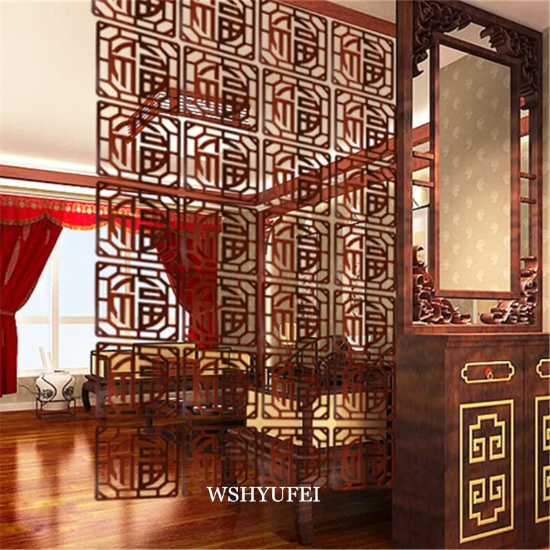 Azulejos modernos de madera maciza minimalista sala de estar Escudo de partición Pared de entrada colgante dormitorio paneles de pared plegables decorativos Azulejos modernos de madera maciza minimalista sala de estar Escudo de partición Pared de entrada colgante dormitorio paneles de pared plegables decorativos