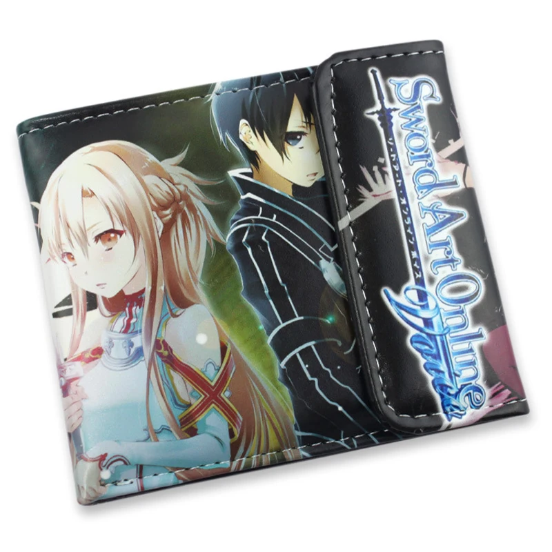 Короткий кошелек из искусственной кожи Sword Art Online аниме киригая кезут Юки Асада