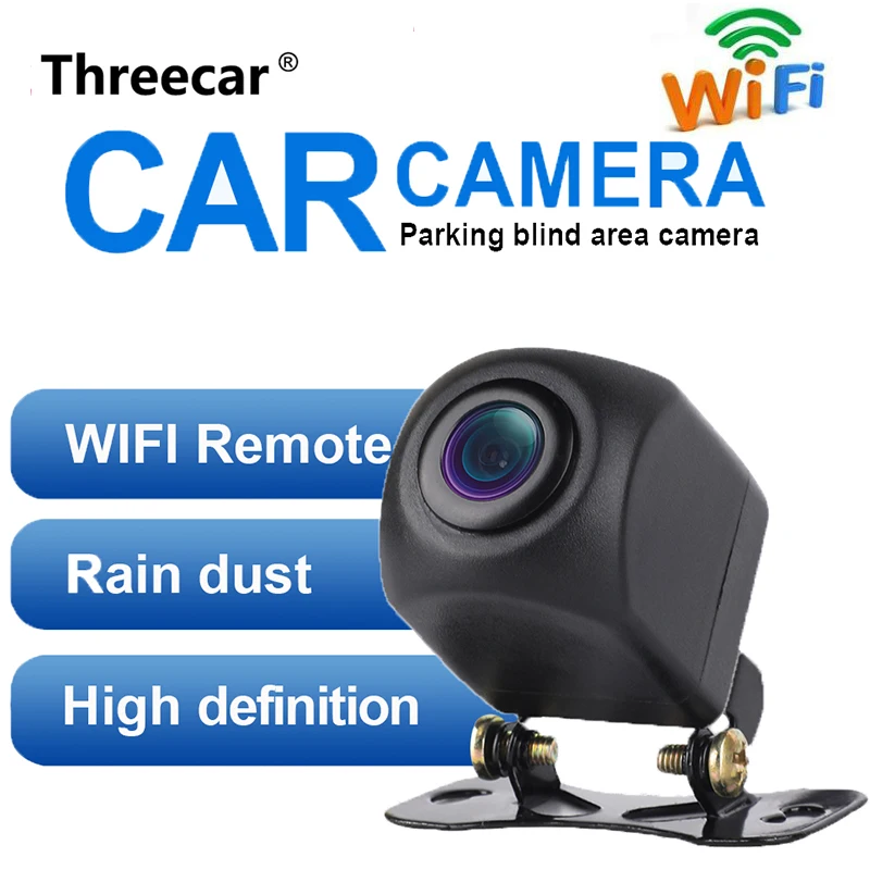 Mini Wifi Waterproof HD Night Vision Car Backup Reverse Camera Rear For IOS and Android Monitor Parking Rear View Camera 2019New