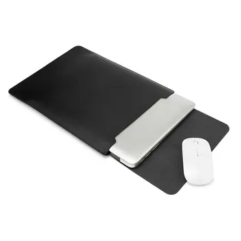 

11.6 12 13.3 Inch For Macbook Air/Pro Laptop Sleeve Bag Case Set Include PU Package + Mouse Package + Power Package + Bandage
