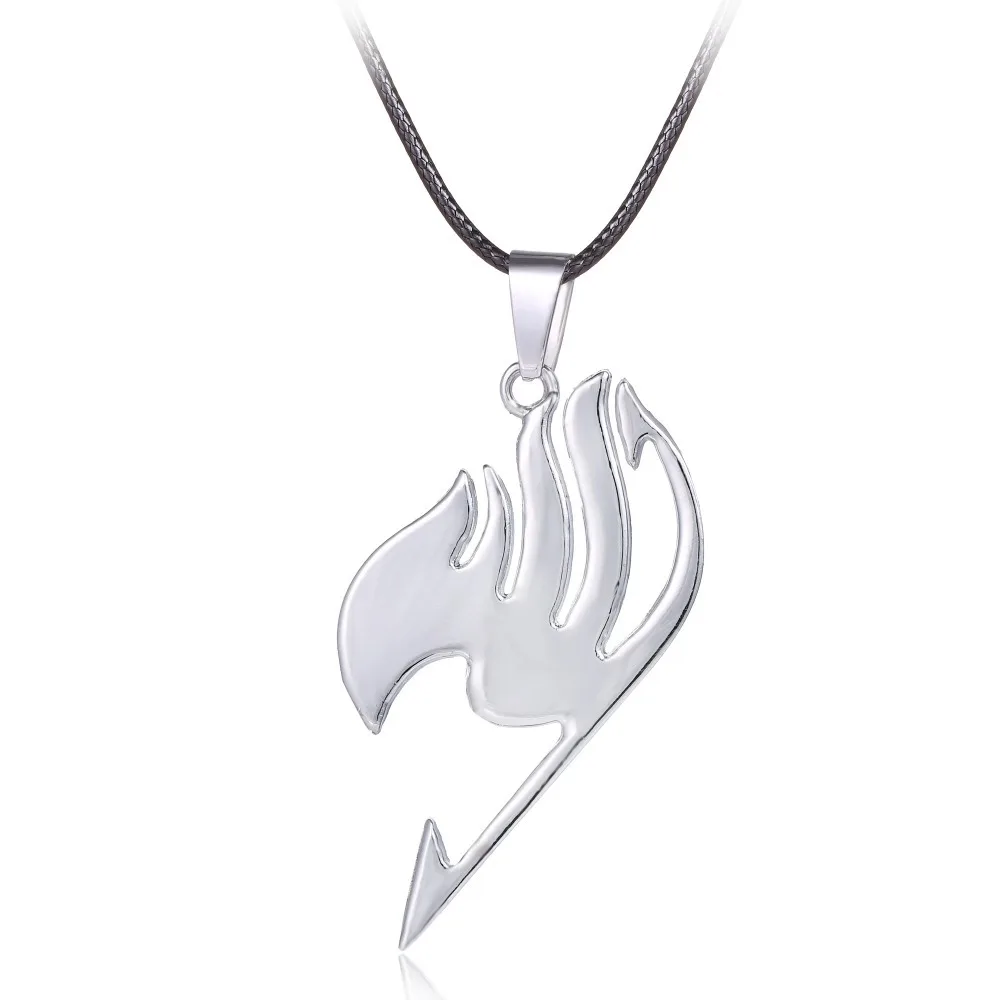 

Shining Color Fairy Tail Hubby Logo Pendant Necklace Anime Jewelry Accessories For Women Men Children Gift