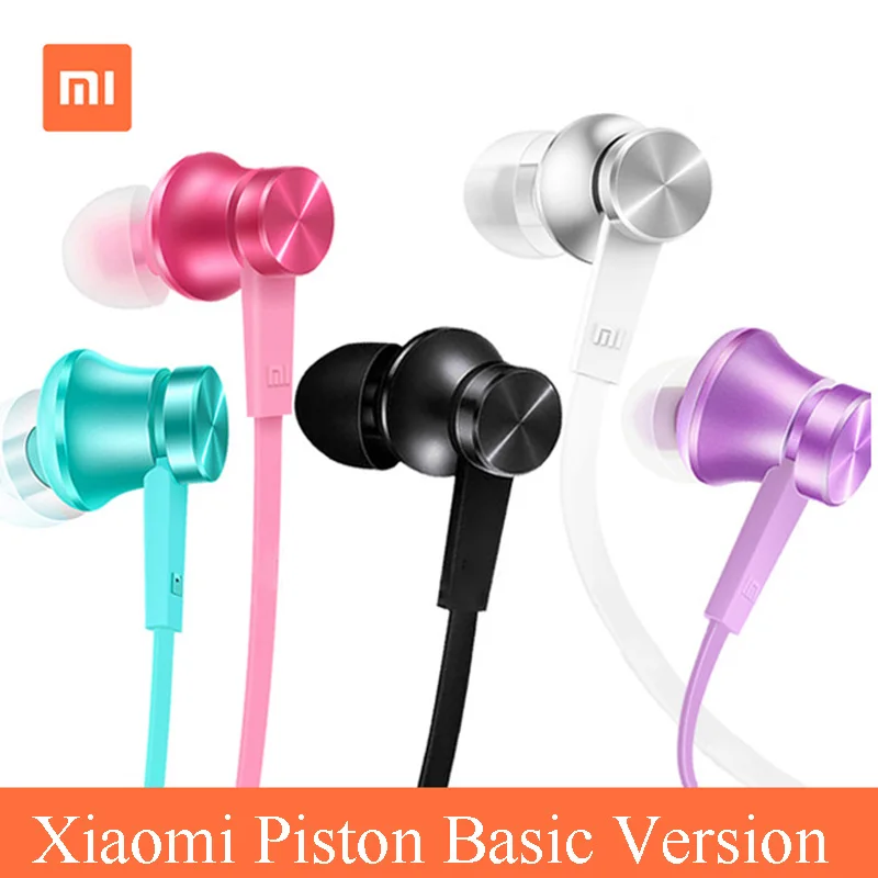Оригинальные Xiaomi Piston Basic наушники стерео микрофон 3 5 мм наушники-вкладыши для