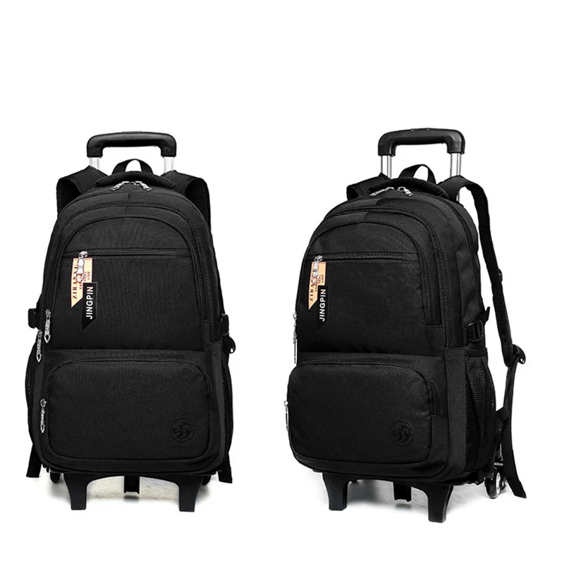 2/6 школьный рюкзак со съемными колесами, вместительные детские школьные сумки для мальчиков, Школьный Рюкзак Для Путешествий, Mochilas Escolares