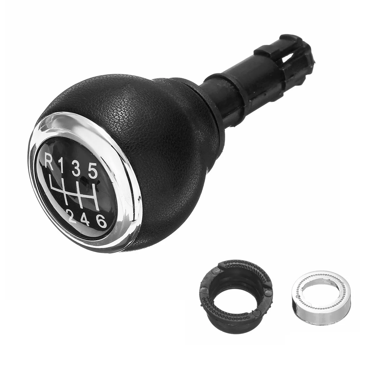 Buy 6 Speed Leather Car Gear Shift Knob For VW