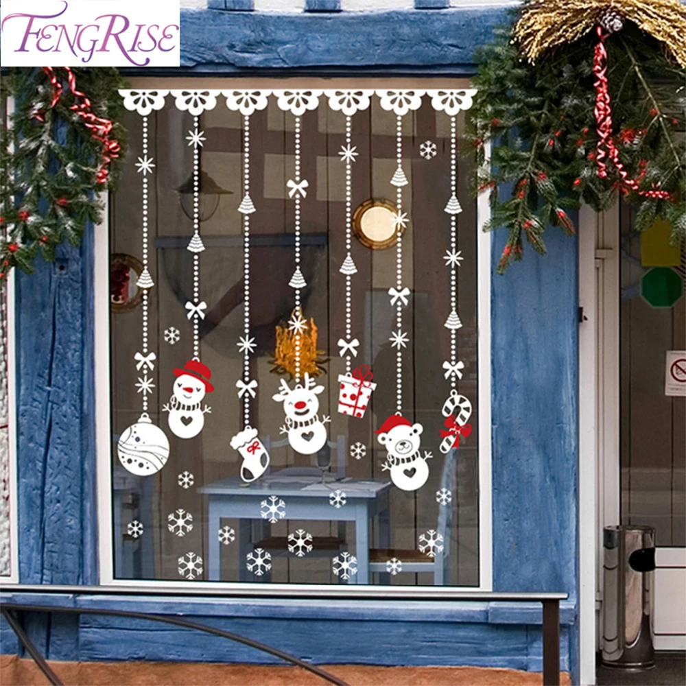Рождественский Санта Клаус, Рождественская настенная наклейка, год,, украшение,, рождественские украшения для дома, рождественский дом, Рождественский элемент