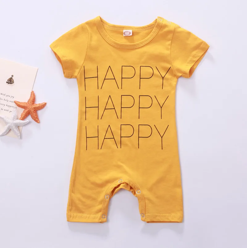 Bebé mamelucos bebé recién nacido Ropa de dibujos animados manga corta ropa de bebé ropa Infantil cuerpo Bebes mono