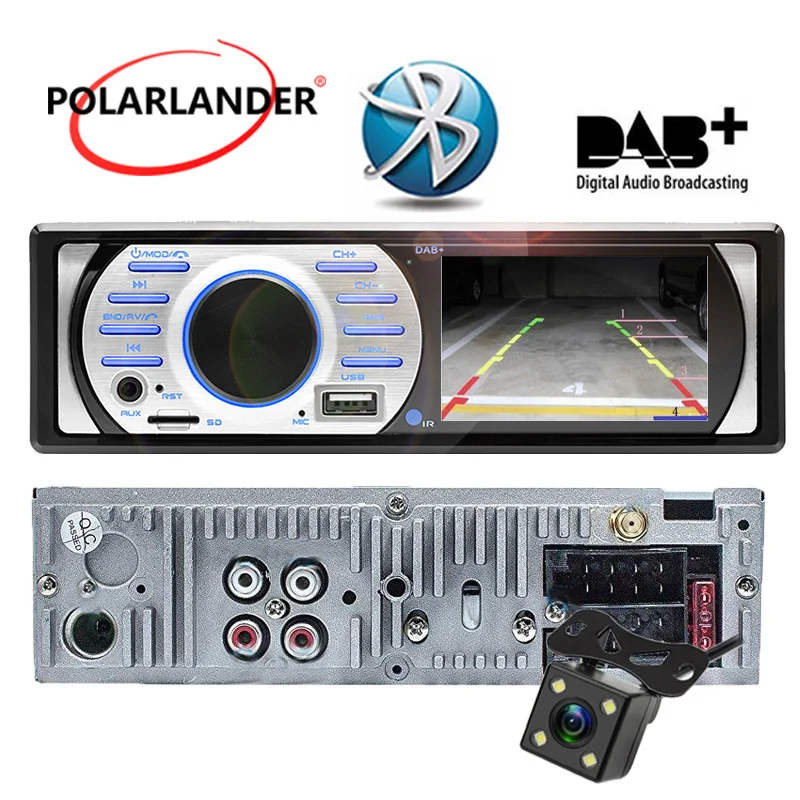 Автомагнитола EQ Prime 3 0 дюйма HD DAB + 12 В MP5/WMA Bluetooth FM USB/TF/AUX|Автомобильные