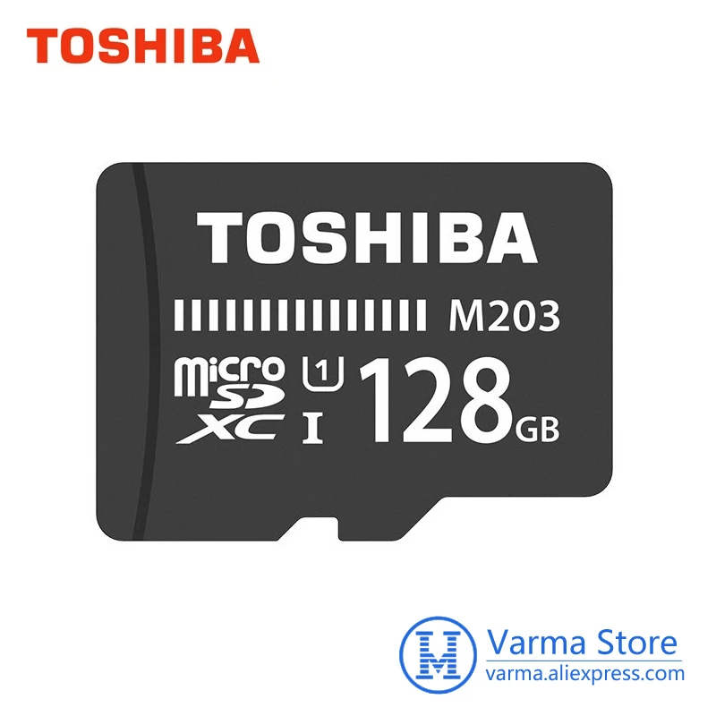 Toshiba TF карты M203 micro SD слот для карт памяти UHS-I 128 ГБ U1 Class10 FullHD флэш-карта памяти microSD карты памяти microSD карта