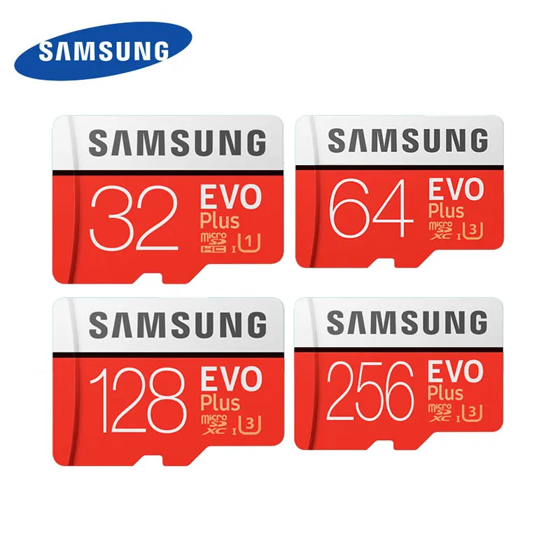 Карта памяти SAMSUNG Micro SD класс 10 256 ГБ 128 64 16 ГБ|Карты памяти| |