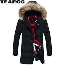 Teaegg Черный цвет; Большие размеры 5XL 6XL 7XL зима Для мужчин Женская куртка с капюшоном с хлопковой подкладкой Мужские парки Hombre Invierno теплые куртки пальто al521