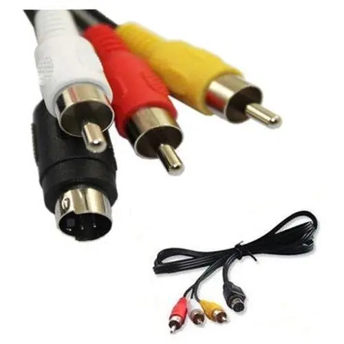 

New Triple 3 RCA Composite Audio Video AV Cable US 5FT #DY112