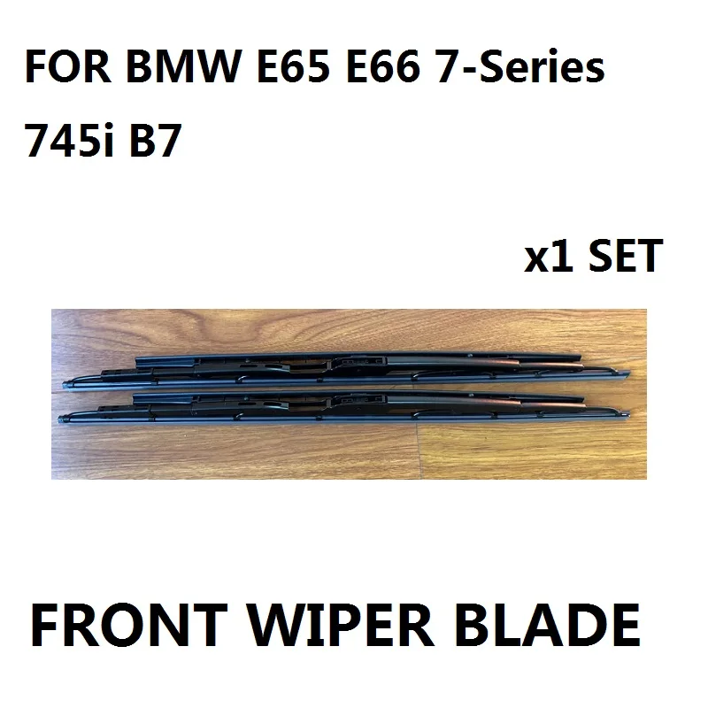 

FOR BMW E65 E66 7-Series OEM Front Window Windshield Wiper Blade Set NEW 745i B7 OE#61-61-0-442-837 New