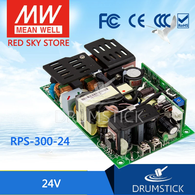 Meanwell RPS 300 24 C 24V 12.5A meanwell 300W одиночный выход медицинский тип|24v 300w|mean well 24v300w 24v |