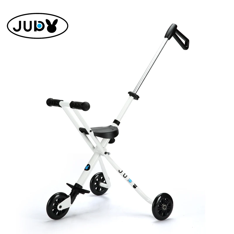 Популярная детская коляска, детская коляска, коляска для малышей, простой светильник, переносная Складная трехколесная коляска, уличный Детский Светильник - Цвет: Белый