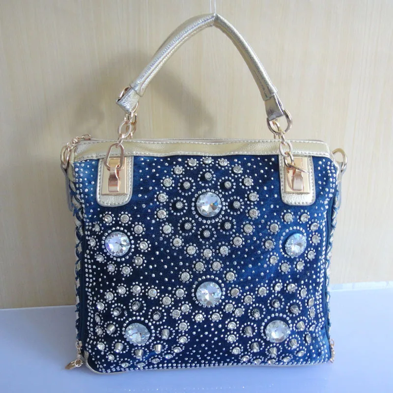 Sacs En Strass Pochettes Tissées En Strass For Femmes, Sacs à Main