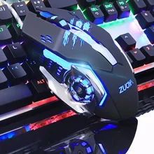 ZUOYA, игровая мышь, 3200 dpi, Регулируемая игровая мышь, светодиодный, оптическая мышь, Mause, проводная, USB, для профессионального геймера, ПК, ноутбука