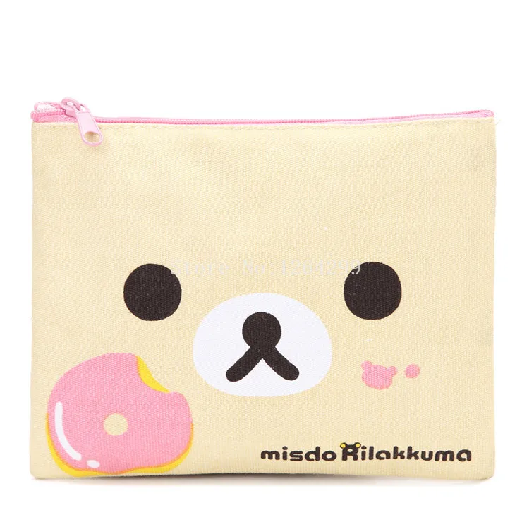 

New Fashion Rilakkuma Girls Woman Mini Cosmetic Bags Cases For Children
