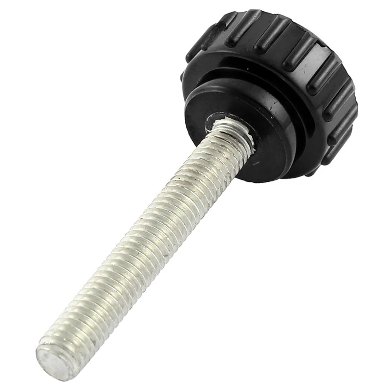 

M6 x 40mm Round Head Screw On Thumbscrews Knurled Knob Grips