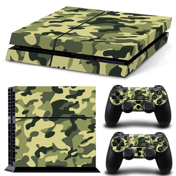 

Free drop shipping camos top quality design for PS4 console and 2 controllers skin sticker decals covers #TN-P4-2493