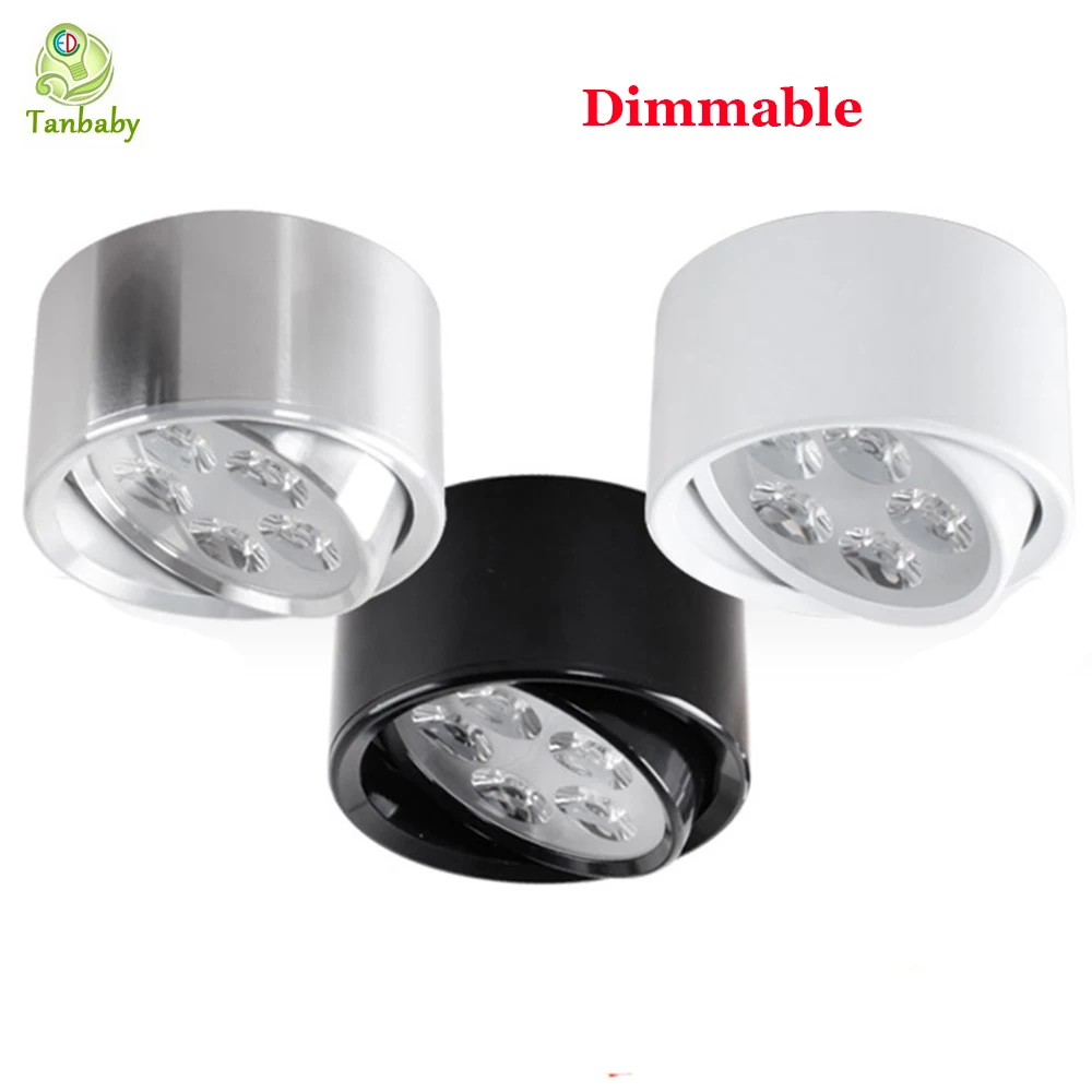 Aliexpress.com : Buy Tanbaby 5W Dimmable led Downlight surface mounted indoor ceiling lights ...