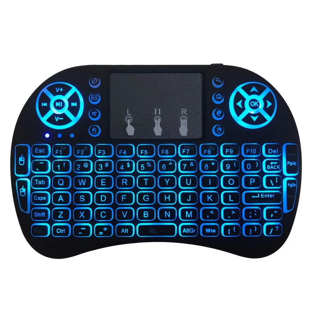 

USB mini colorful backlight wireless keypad flying squirrel computer notebook universal ergonomic keyboard