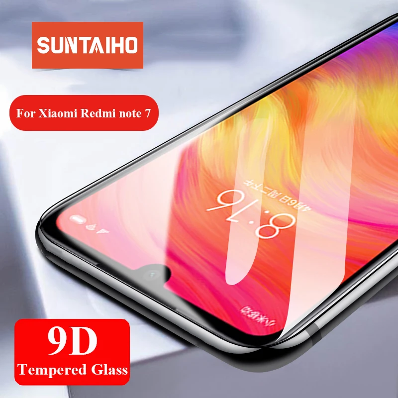 Закаленное стекло Suntaiho 9D для Xiaomi Redmi note 7 5 Pro 6A 4X Global Version 6 pro Защитная пленка