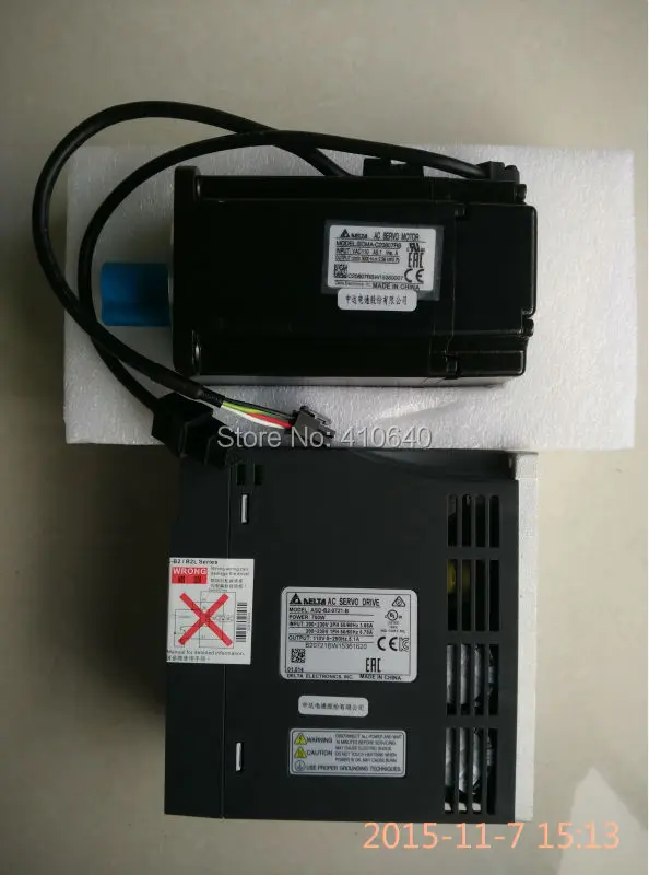 Комплект салов натуральная Дельта AC Servo Двигатель 750 Вт ECMA C20807RS и соответствующие