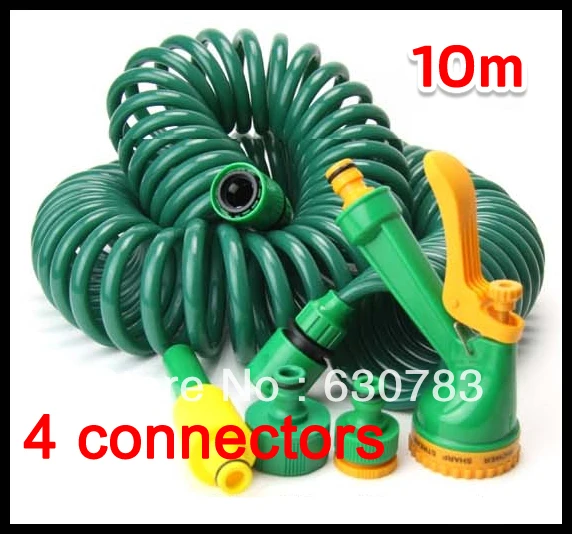 Free shipping 10 meters Car wash and Garden hose set Garden water Hose expandable flexible Garden hose with Spary Gun
