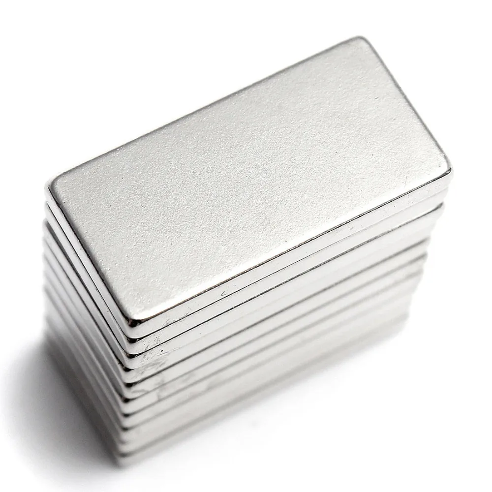 5Pcs Super Strong Neodymium Magnet Block Cuboid Rare Earth Magnets N35 20 x 10 x 2mm