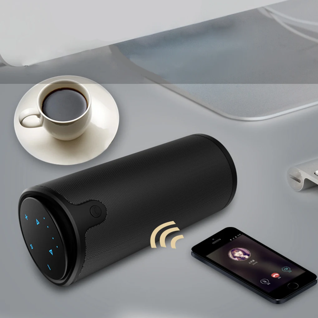 

Universal Touch Control Stere Speaker Sound Voice Player Loudspeaker Box Bluetooth 4000mAh Battery Radio FM Player for ZEALOT S8