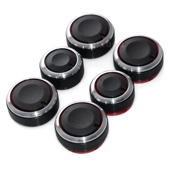 

Aluminum alloy air conditioning knob AC Knob For Volkswagen VW POLO 2004-2016 Car Air Conditioning heat control Switch knob 3pcs