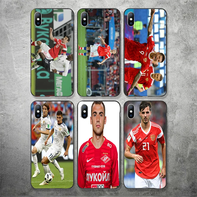 Yinuoda Russian football Team Aleksandr Erokhin Phone Case DIY Picture Soft TPU Cover For iPhone X XR XS MAX 7 8 7plus 6 6S 5S 5 | Мобильные