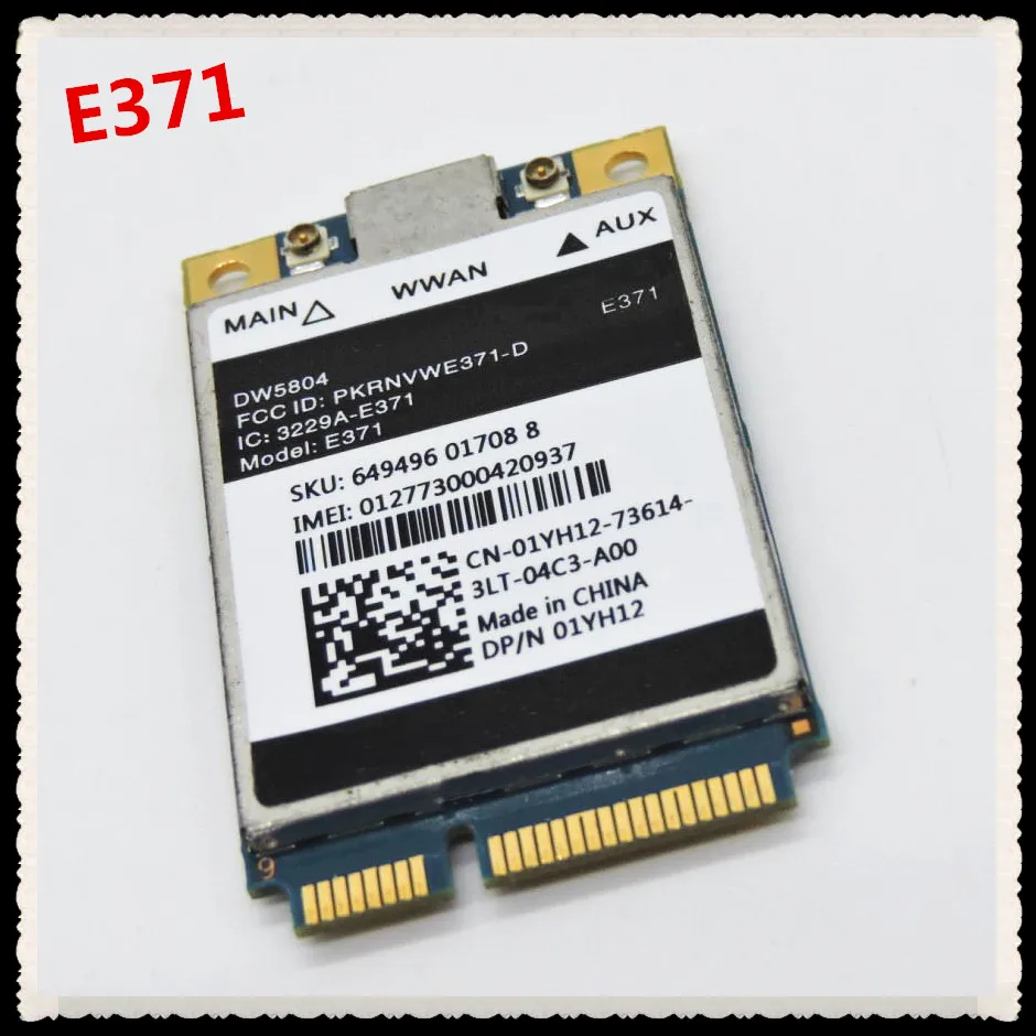 

Unlocked Novatel Expedite E371 DW5804 1YH12 WCDMA HSAP+ Mobile Broadband Modem WWAN Wireless Network Card