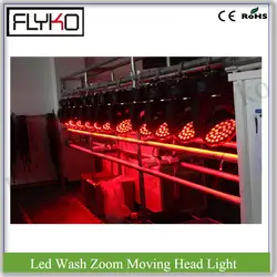 36*18 Вт 6in1 сенсорный экран фокус LED Moving головной свет rgbwauv LED wash zoom