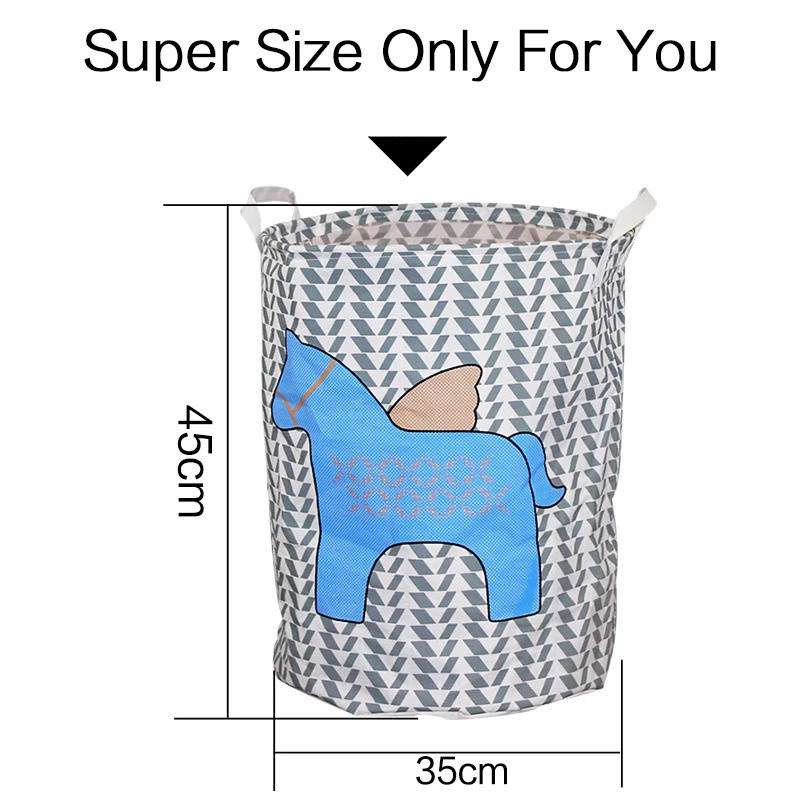 35*45 سنتيمتر للماء سلة الغسيل طفل لعبة غسل القذرة صندوق تخزين ملابس سلة النسيج للطي أشتات سلة الغسيل المنظم