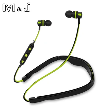 

M&J Flex 2 Earphones Running Gym Bass And Noise Reduction Headphones Wireless Sports Waterproof Bluetooth Headset With Mic