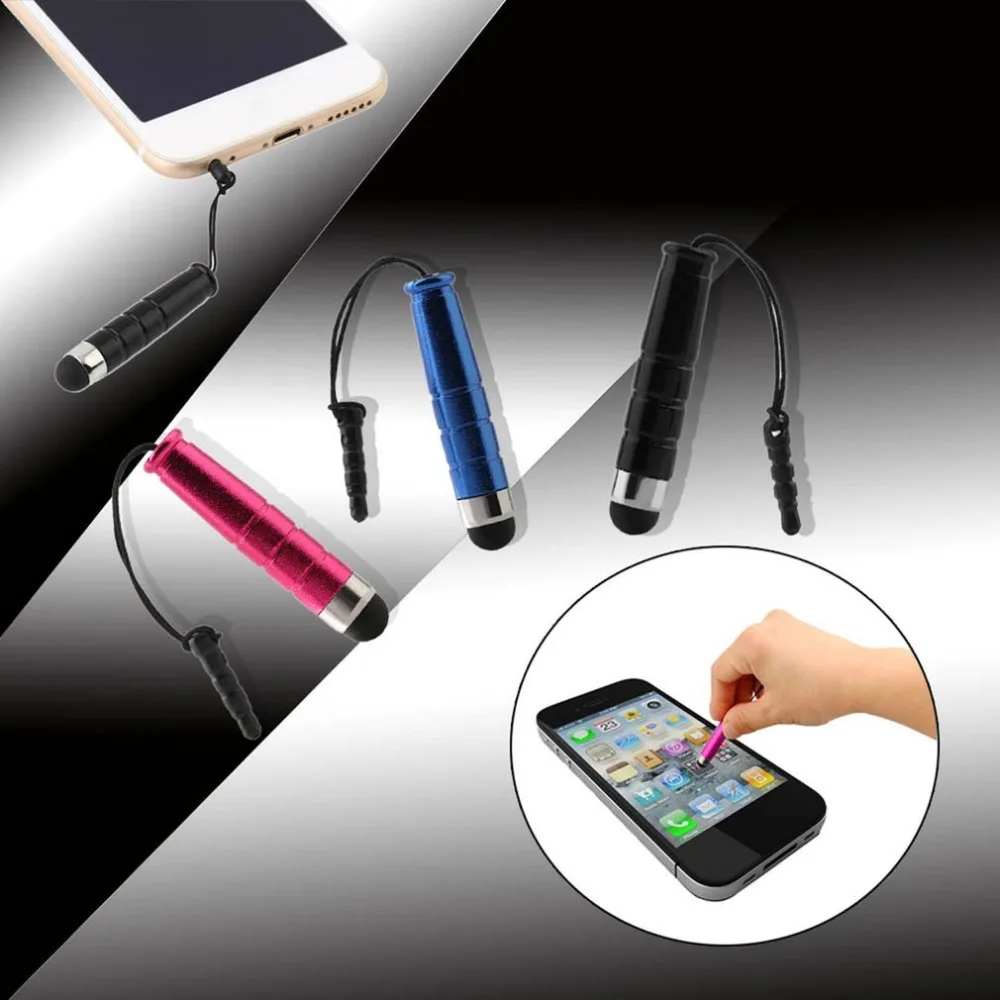 Черный Стилус для всех емкостных сенсорных экранов для iPad iPhone всех мобильных телефонов планшетов