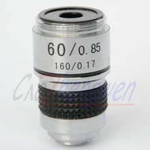 1 шт. 60X L = 185 школьная лаборатория обучающего студента использовать биологический Ахроматический оптический объектив